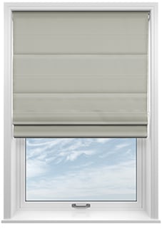 Menton, Mouse Grey - Motorised Roman Blind